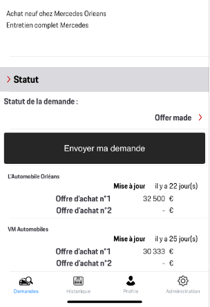 Offres marchands